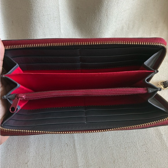 Dooney & Bourke Florentine Large Zip Wristlet Slate Gray - Picture 5 of 5